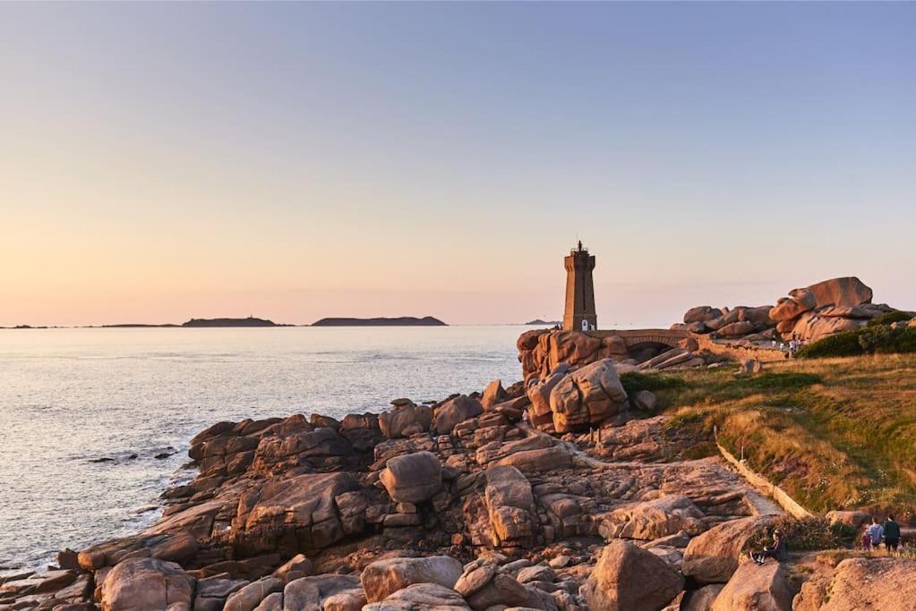 Appartement Avec Terrasse, Trestraou Perros-Guirec Εξωτερικό φωτογραφία